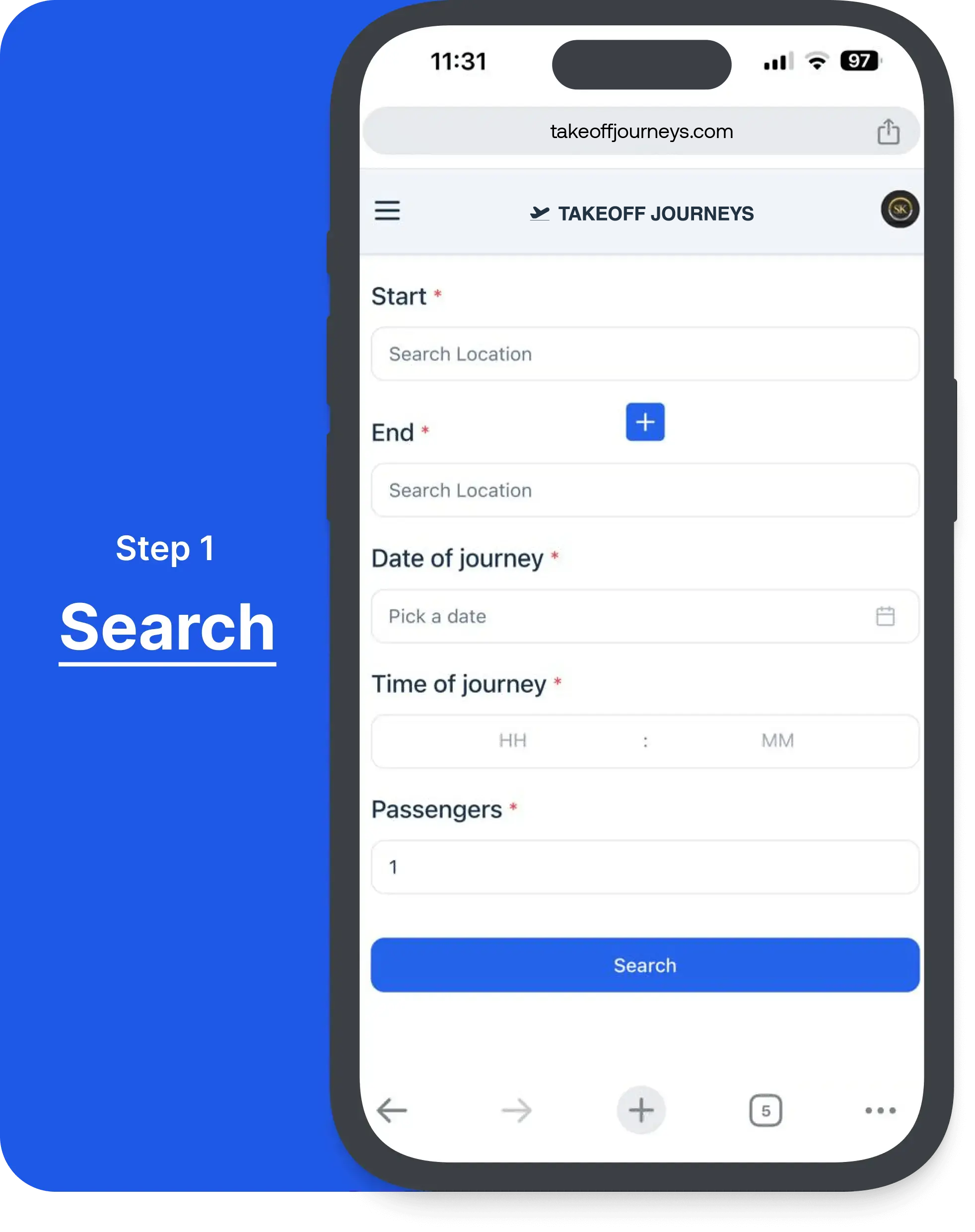 Step 1 – Search